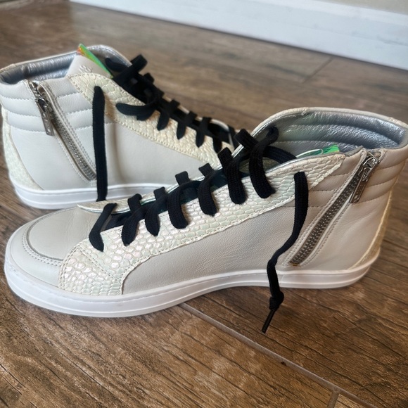 P448 Skate Nautilus Sneaker high top zip size women’s 39/8 - Picture 5 of 9